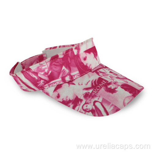 Sublimation printed sun visor